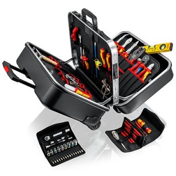 Knipex 00 21 41 mechanics tool set 63 tools