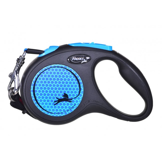 FLEXI New Neon M - retractable leash - 5 m
