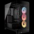 Corsair 4500X LX-R RGB Tempered Glass Mid-Tower, Black Midi Tower