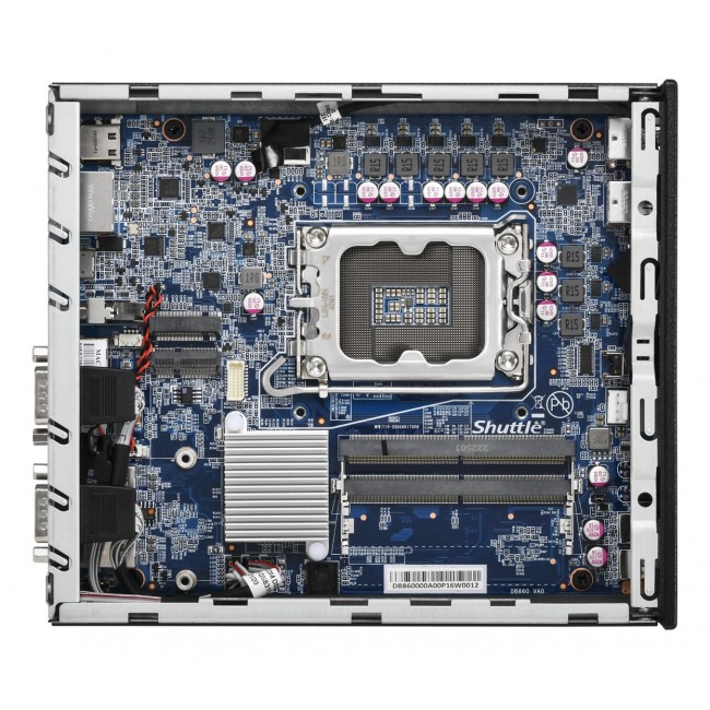 Shuttle Slim PC DB860 , S1851, 2x HDMI, 1x DP, 1x USB-C (DP), 1x 2.5
