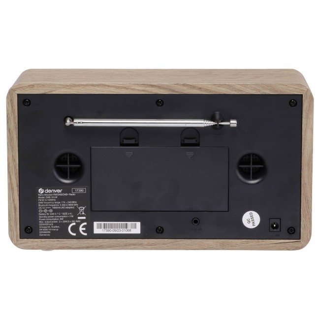 Retro radio Denver DAB-18 ligh wood