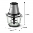 Philips 3000 series HR1503/00 electric food chopper 2 L 500 W Stainless steel