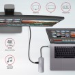 Axagon HMC-5 USB 3.2 Gen 1 hub, 2x USB-A, HDMI, SD/microSD, PD 100W, 20cm USB-C cable