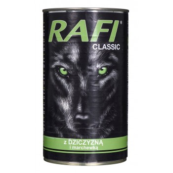 Dolina Noteci Rafi Classic with venison and carrots - Wet dog food 1240 g