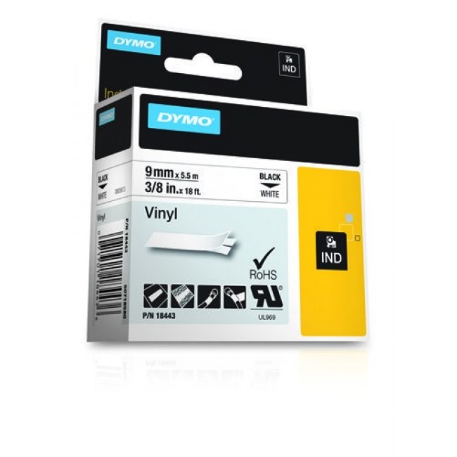 DYMO IND Vinyl Labels DYMO IND Vinyl Labels