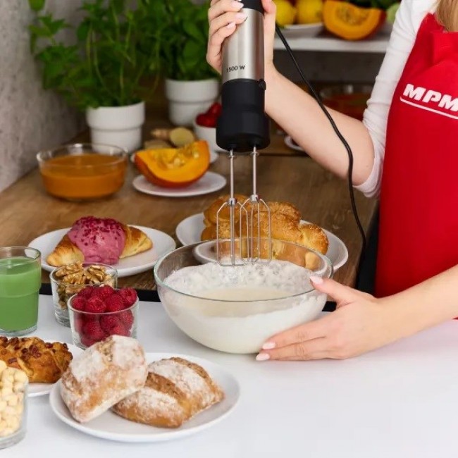 MPM MBL-42M hand blender - set 1500 W Black MPM MBL-42M hand blender - set 1500 W Black