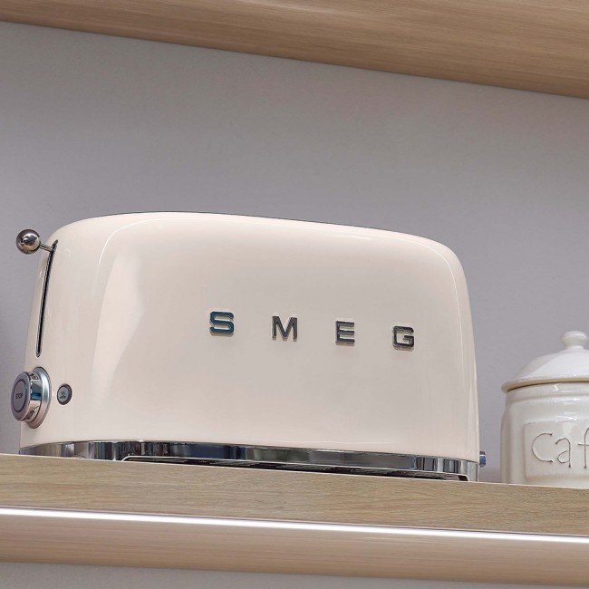 Smeg 50's Style Toaster TSF02CREU Cream