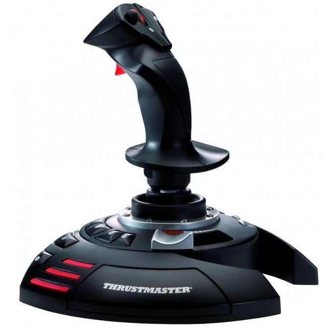 Thrustmaster T.Flight Stick X Black, Red, Silver USB Joystick Analogue PC, Playstation 3 Thrustmaster T.Flight Stick X Black, Red, Silver USB Joystick Analogue PC, Playstation 3