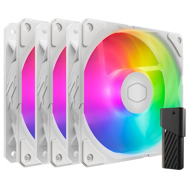 CoolerMaster L fter SickleFlow Edge White 120 ARGB 3in1