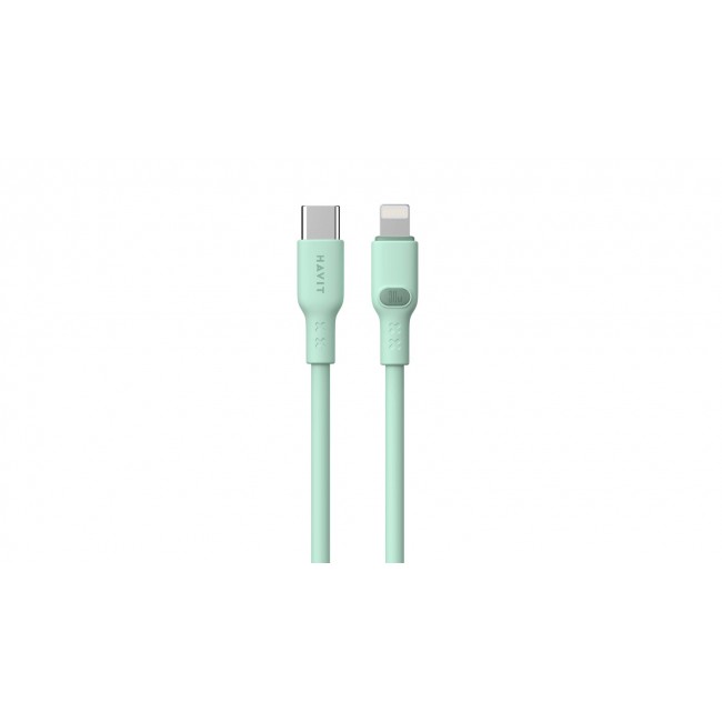 Havit CB6281 - USB Type C to Lightning cable, 1 m (green)