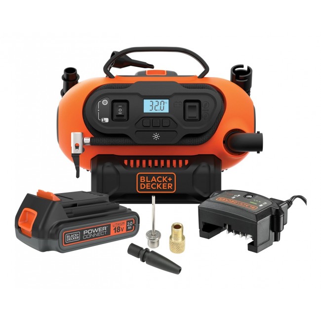 Black & Decker BDCINF18N-QS air compressor 160 l/min AC/Cigar lighter