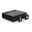 Icy Dock MB326SP-B disk array 0 TB Rack (1U) Black