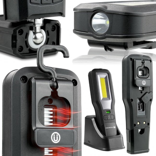 Rechargeable everActive WL-600R LED workshop torch Rechargeable everActive WL-600R LED workshop torch