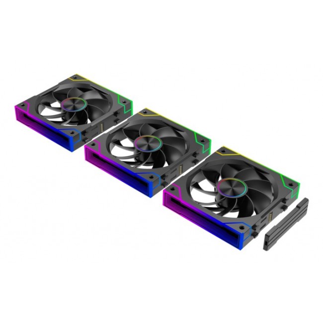 Xilence Gaming Series XPF360R.ARGB Computer case Fan 12 cm Black 3 pc(s)
