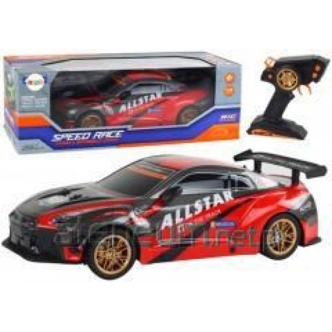 RC Car 1:10 Red 17358 Lean Toys