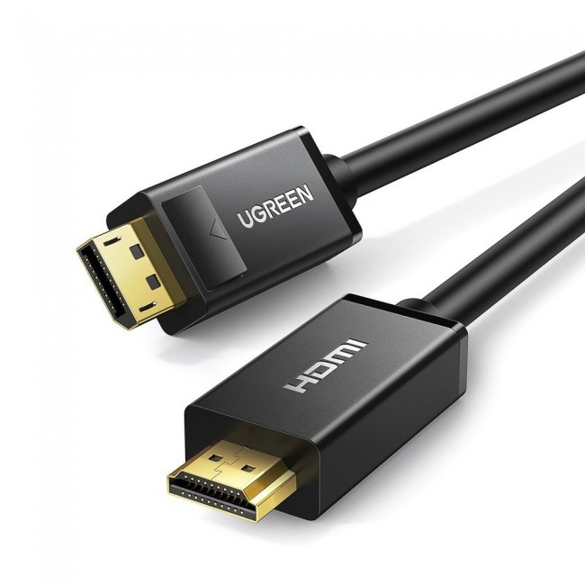 Ugreen 10203 video cable adapter 3 m DisplayPort HDMI Black Ugreen 10203 video cable adapter 3 m DisplayPort HDMI Black