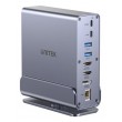 UNITEK D1135AGY01 laptop dock/port replicator Docking USB 3.2 Gen 1 (3.1 Gen 1) Type-C Grey