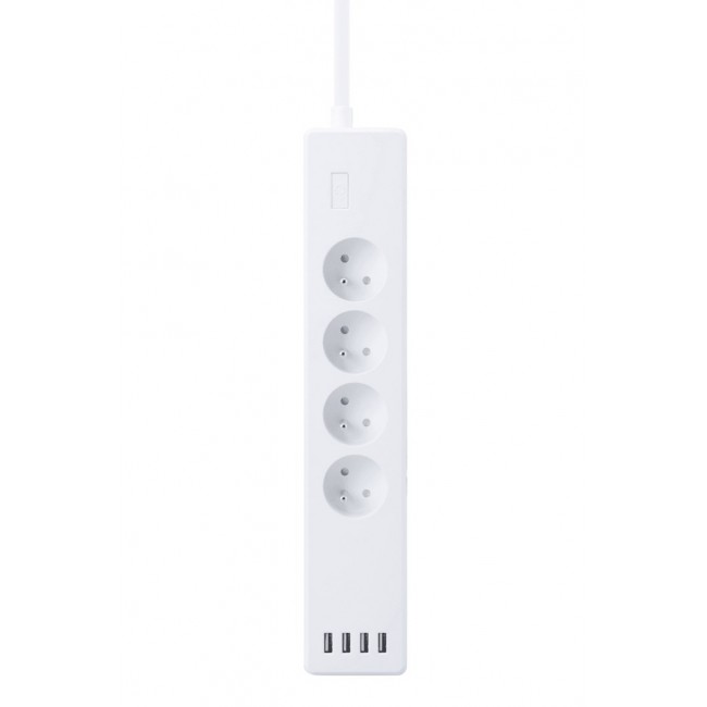 WOOX R4027 power extension 4 AC outlet(s) Indoor White WOOX R4027 power extension 4 AC outlet(s) Indoor White