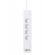 WOOX R4027 power extension 4 AC outlet(s) Indoor White WOOX R4027 power extension 4 AC outlet(s) Indoor White
