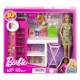 Barbie Doll and Ultimate Pantry Playset, Kitchen Add-On with 30+ Food-Themed Pieces