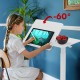Maclean mobile desk/laptop stand, white, height adjustment 76-109cm, max. 30kg , MC-120 W Maclean mobile desk/laptop stand, white, height adjustment 76-109cm, max. 30kg , MC-120 W
