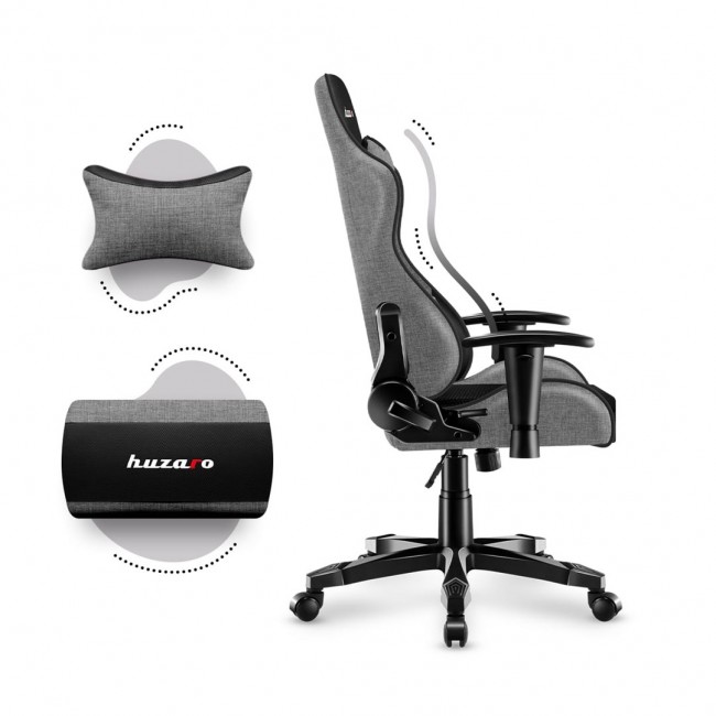 Gaming chair for children Huzaro HZ-Ranger 6.0 Gray Mesh, gray and black Gaming chair for children Huzaro HZ-Ranger 6.0 Gray Mesh, gray and black