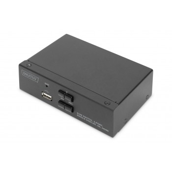 Digitus KVM Switch, 2 Port, Single Display, 4K, HDMI 