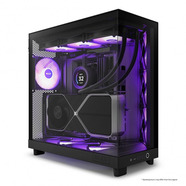 NZXT H6 Flow RGB Midi Tower Black NZXT H6 Flow RGB Midi Tower Black