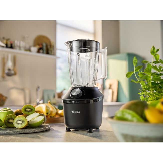 Philips 3000 series HR2191/01 blender 2 L Tabletop blender 600 W Black, Transparent