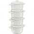 Staub Mini Cocotte Round, 4 pcs. - 200 ml, ivory