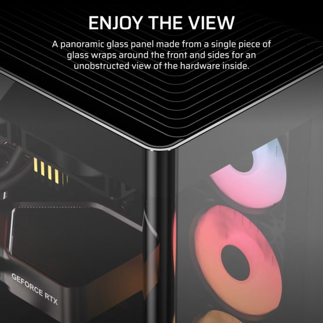 Corsair 4500X RS-R ARGB Tempered Glass Mid-Tower, Black Midi Tower