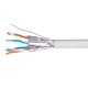 Equip Cat.6 U/UTP Installation Cable, LSZH, 100m