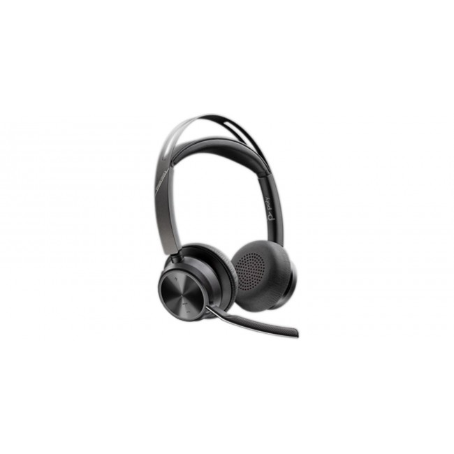 POLY Voyager Focus 2 USB-C-C Headset +USB-C/A Adapter +Charging Stand