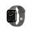 Apple Watch Series 11 GPS + Cellular 42mm Natural Titanium Case with Stone Grey Sport Band - M/L