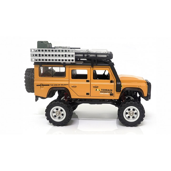 Amewi D90X28 Metall Scale Crawler gelb Radio-Controlled (RC) model Crawler truck Electric engine 1:28