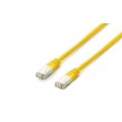 Equip Cat.6A Platinum S/FTP Patch Cable, 20m, Yellow