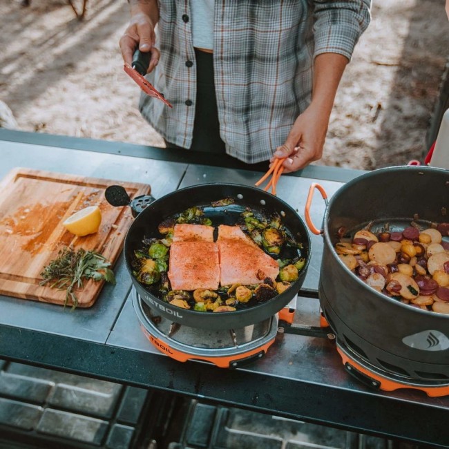 Zestaw do gotowania Jetboil Genesis Basecamp Cooking System - carbon