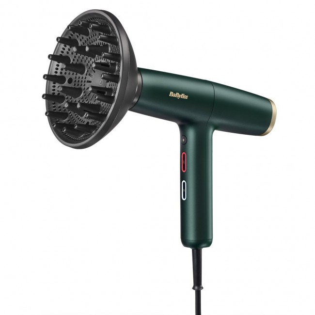 BaByliss Air Power Pro hair dryer 1700 W Gold, Green BaByliss Air Power Pro hair dryer 1700 W Gold, Green