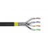 Digitus CAT 7A S/FTP data cable - outdoor installation cable, 50 m ring, simplex, PE