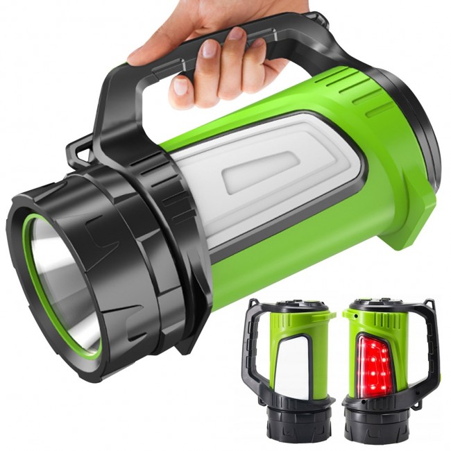 Maclean 3-in-1 LED Flashlight, Power Bank Function, 3 Light Modes, 5W XM-L-T6, Cold White 6500K, 3.7V 3x18650, 4500mAh, MCE345