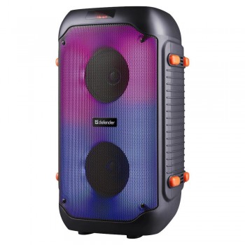G o nik Defender BOOMER 25 Bluetooth 25W MP3/FM/SD/USB/AUX/TWS/LCD/RGB/MIC equalizer pilot mikrofon KARAOKE czarny