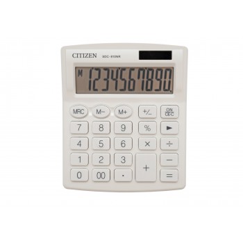 CITIZEN Calculator office SDC-810NRWHE 10-digit, 127x105mm, white