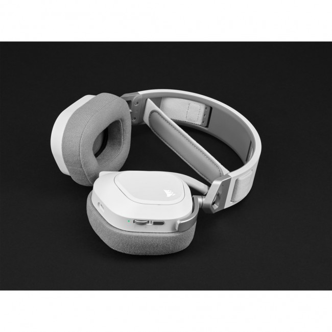 Corsair HS80 RGB Headset Wireless Head-band Gaming White Corsair HS80 RGB Headset Wireless Head-band Gaming White