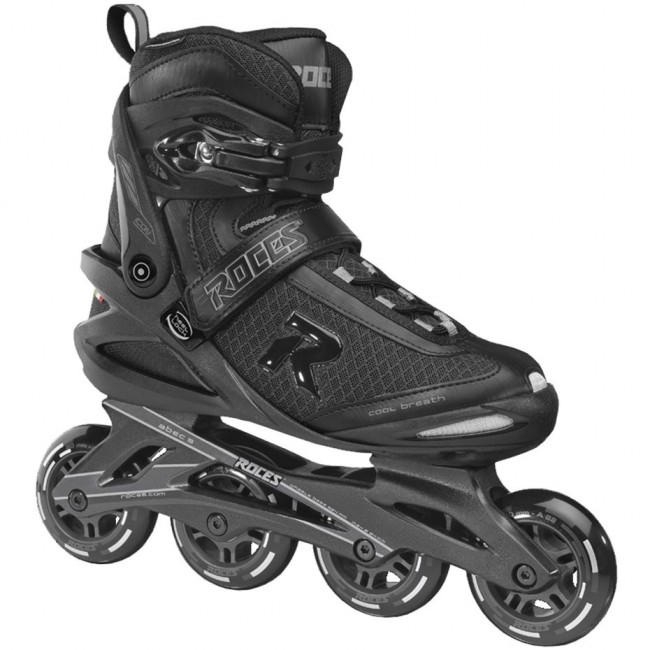 Roces Icon Black Inline Skates 400821 03 44 Roces Icon Black Inline Skates 400821 03 44
