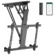 Techly Motorized Swivel Ceiling TV Mount Smart Home Integration for TVs from 32-70