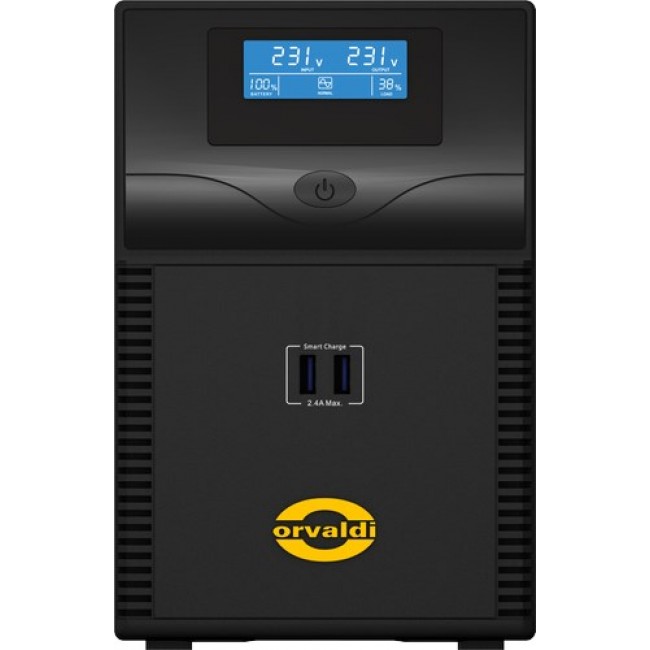 Orvaldi ID1K5CH uninterruptible power supply (UPS) Line-Interactive 1.5 kVA 900 W Orvaldi ID1K5CH uninterruptible power supply (UPS) Line-Interactive 1.5 kVA 900 W