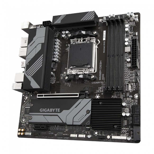 Gigabyte B650M DS3H Motherboard - Supports AMD Ryzen 8000 CPUs, 6+2+1 Phases Digital VRM, up to 8000MHz DDR5, 2xPCIe 4.0 M.2, 2.5GbE LAN , USB 3.2 Gen 2 Gigabyte B650M DS3H Motherboard - Supports AMD Ryzen 8000 CPUs, 6+2+1 Phases Digital VRM, up to 8000MHz DDR5, 2xPCIe 4.0 M.2, 2.5GbE LAN , USB 3.2 Gen 2