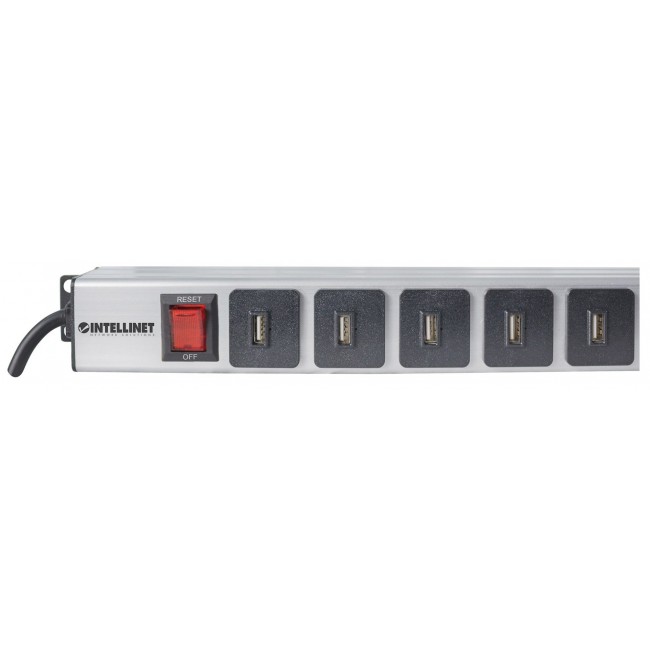 Intellinet Vertical Rackmount 16-Port USB-A Power Distribution Unit (CEE 7/7), With overload protection switch, 2.1 A Max. per Port, 2m Power Cord (Euro 2-pin plug) Intellinet Vertical Rackmount 16-Port USB-A Power Distribution Unit (CEE 7/7), With overload protection switch, 2.1 A Max. per Port, 2m Power Cord (Euro 2-pin plug)