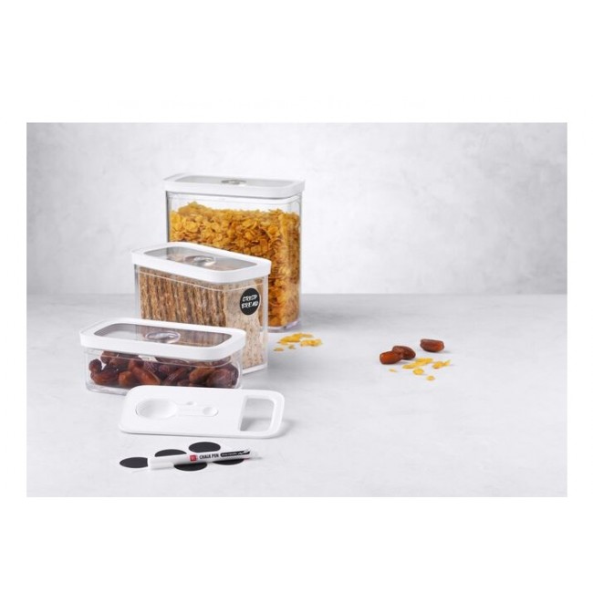 ZWILLING 1026082 Rectangular Container 5.4 L Transparent, White 5 pc(s) ZWILLING 1026082 Rectangular Container 5.4 L Transparent, White 5 pc(s)