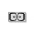 PYRAMIS 100138801 kitchen sink Flush-mounted sink Rectangular Stainless steel